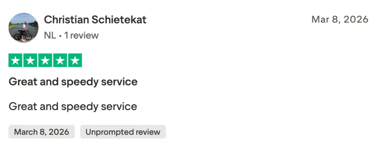 Trustpilot Review 1