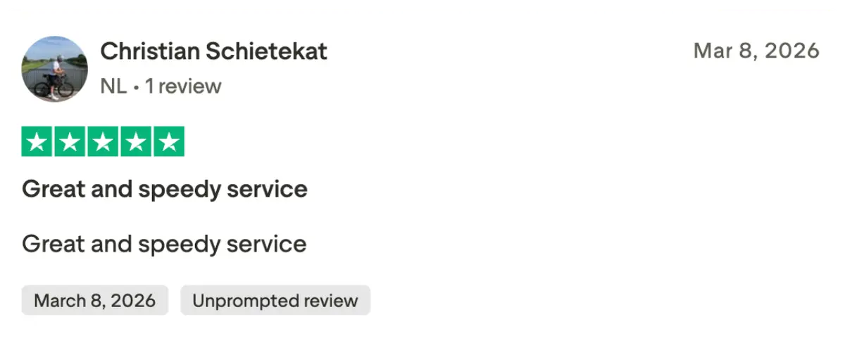 Trustpilot Feedback 5