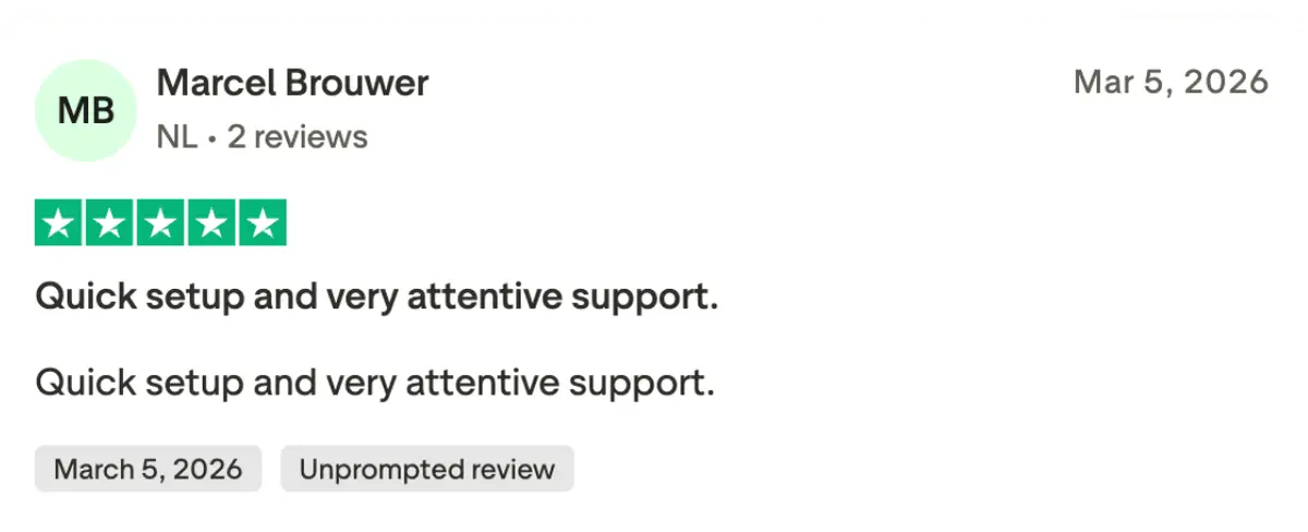 Trustpilot Feedback 6